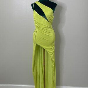 Katie May | A Cut Above Gown in Green Chartreuse